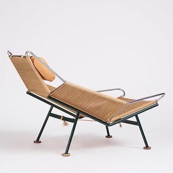 Hans J. Wegner, "Flag Halyard / Snørestolen", easy chair, Getama, Denmark, reportedly 1950s.