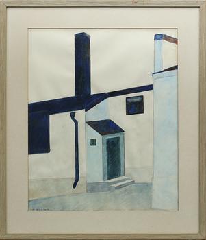 Olle Nyman · OLLE NYMAN, gouache, signerad.