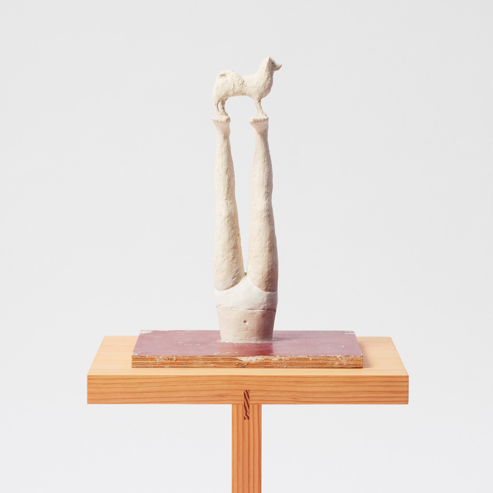Linnéa Jörpeland, a plaster sculpture, signed and dated -99.