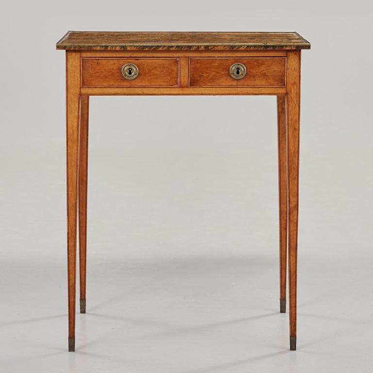 A Gustavian late 18th century alder root table by A J Rosendahl.