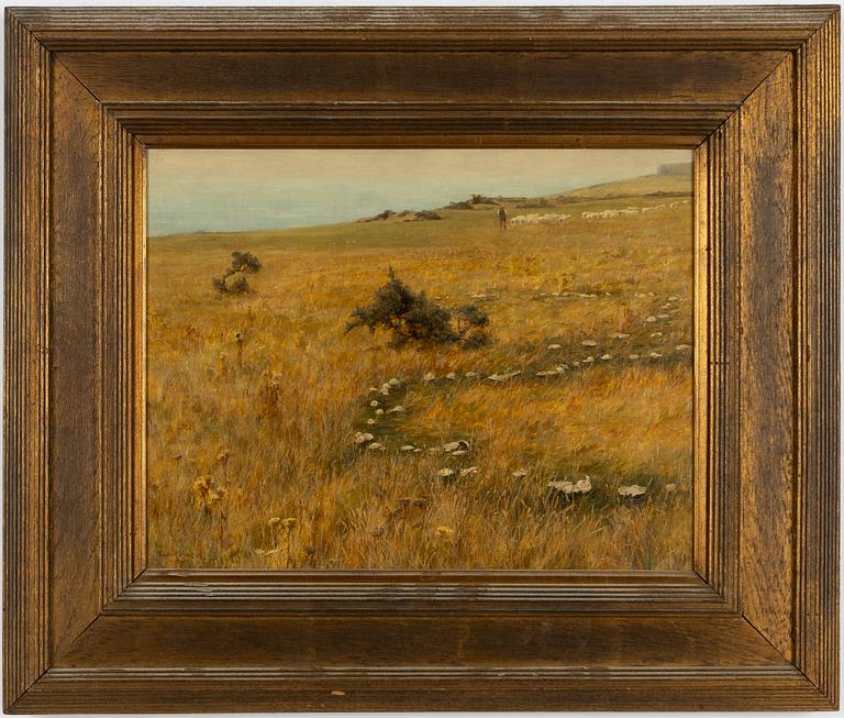 Frank Walton, The Shepherd with his Flock.