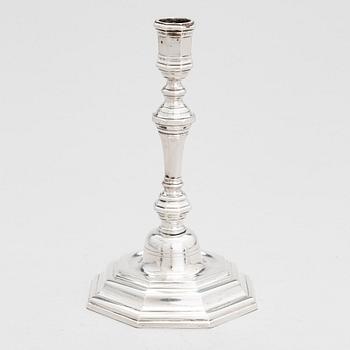 Ljusstake, silver, Strasbourg, Frankrike, 1750-96.