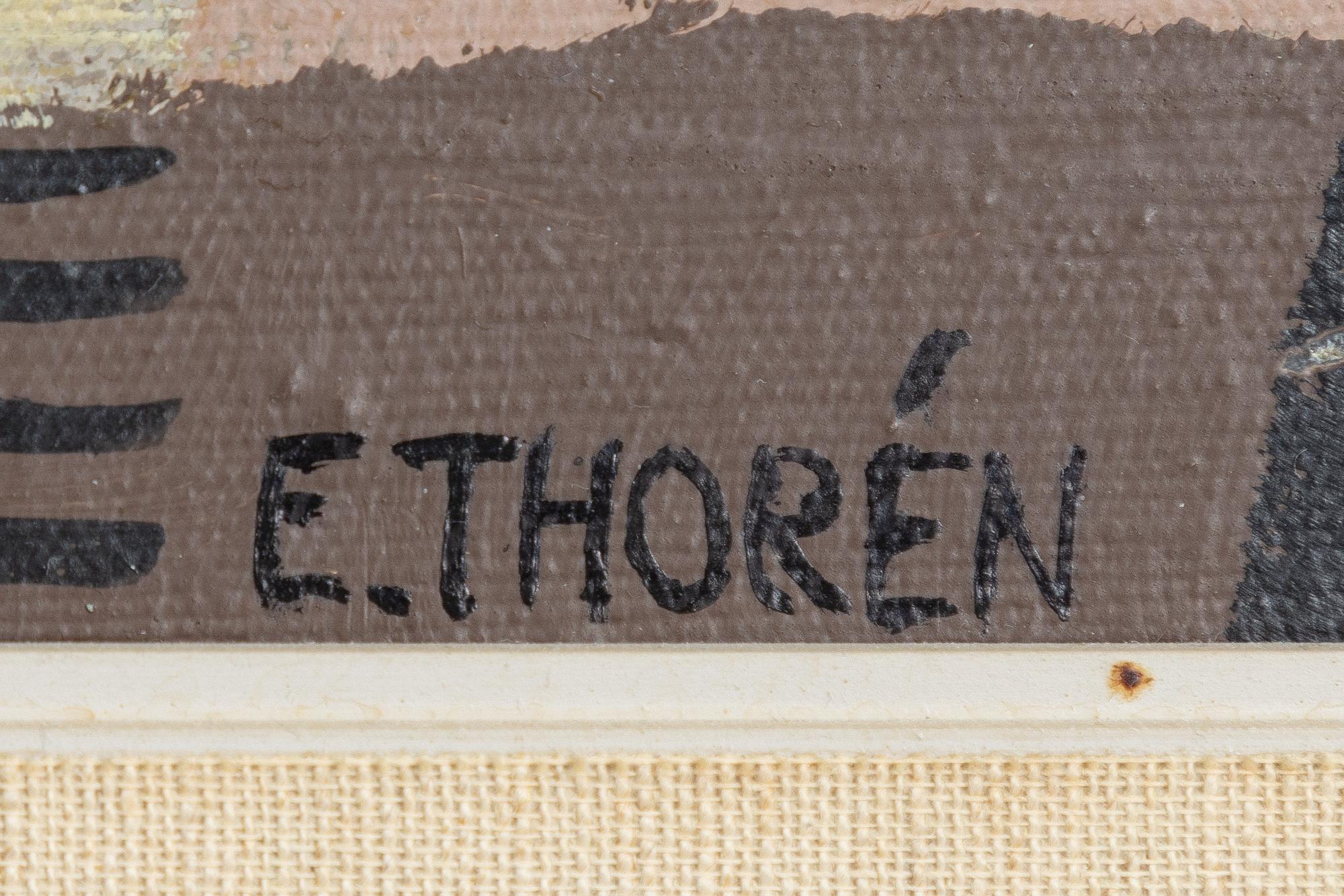 Esaias Thorén, "Stilleben med kanna och druvor".