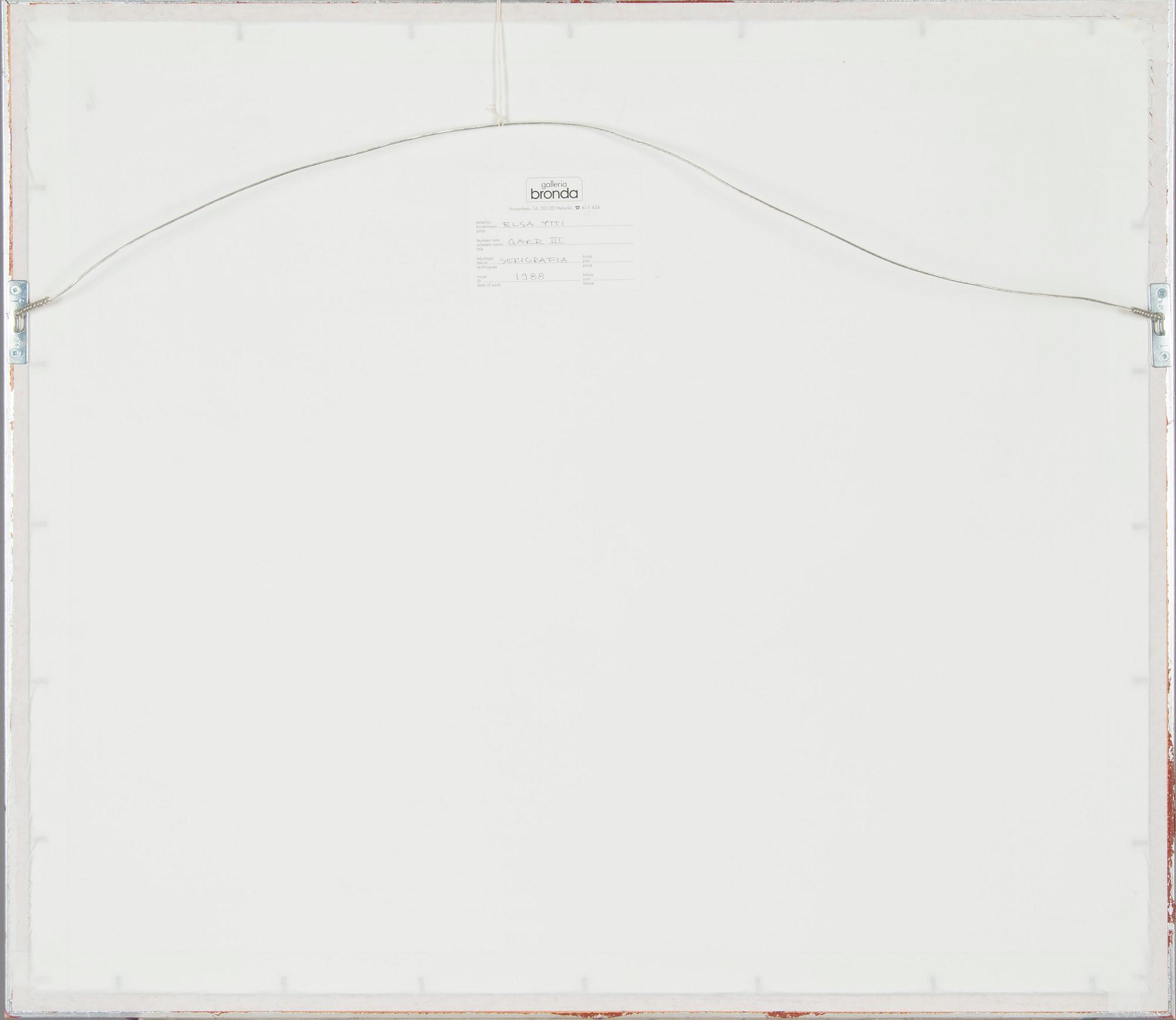 Elsa Ytti, "Qarr III".
