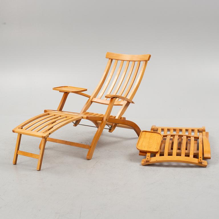 Deck chairs, a pair, Brogrens/Stockamöllan, later part of the 20th century.