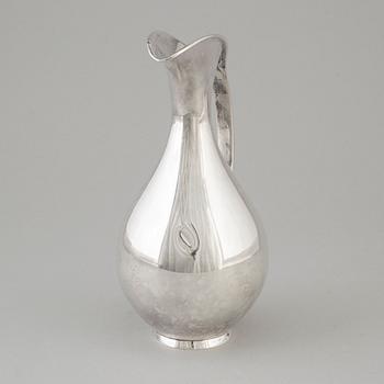 KAY FISKER, a sterling silver pitcher, by Anton Michelsen, Copenhagen, Denmark 1967.
