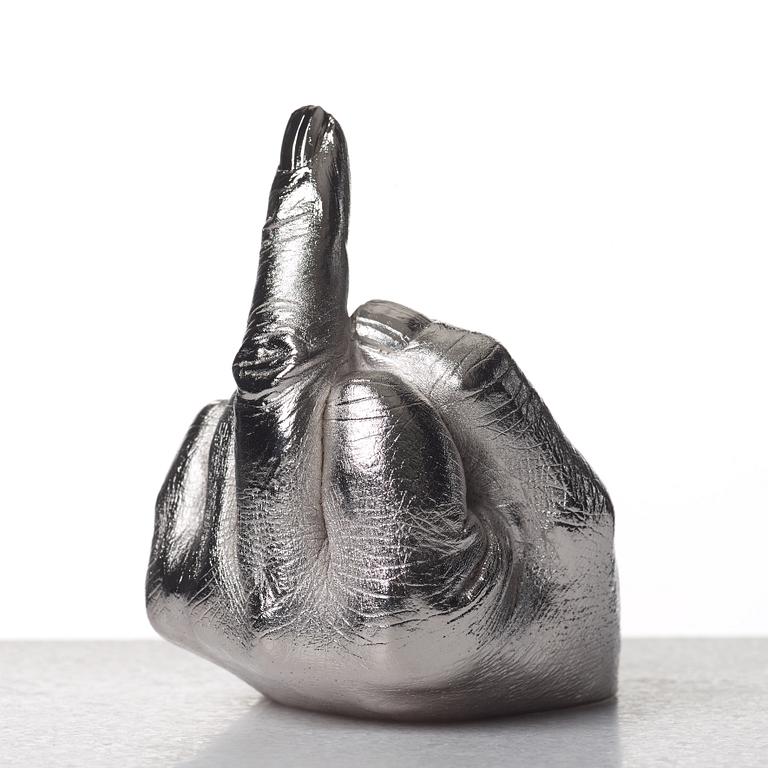 AI WEIWEI, sculpture "Artist's Hand", edition of 1000 from 2017, signed.