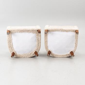 Pair of armchairs, Swedish Modern, mid-20th century.