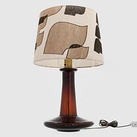 Heikki Turunen, Pöytävalaisin, lasia, signeerattu Heikki Turunen, Stockmann Orno / Iittala 1970-luku.