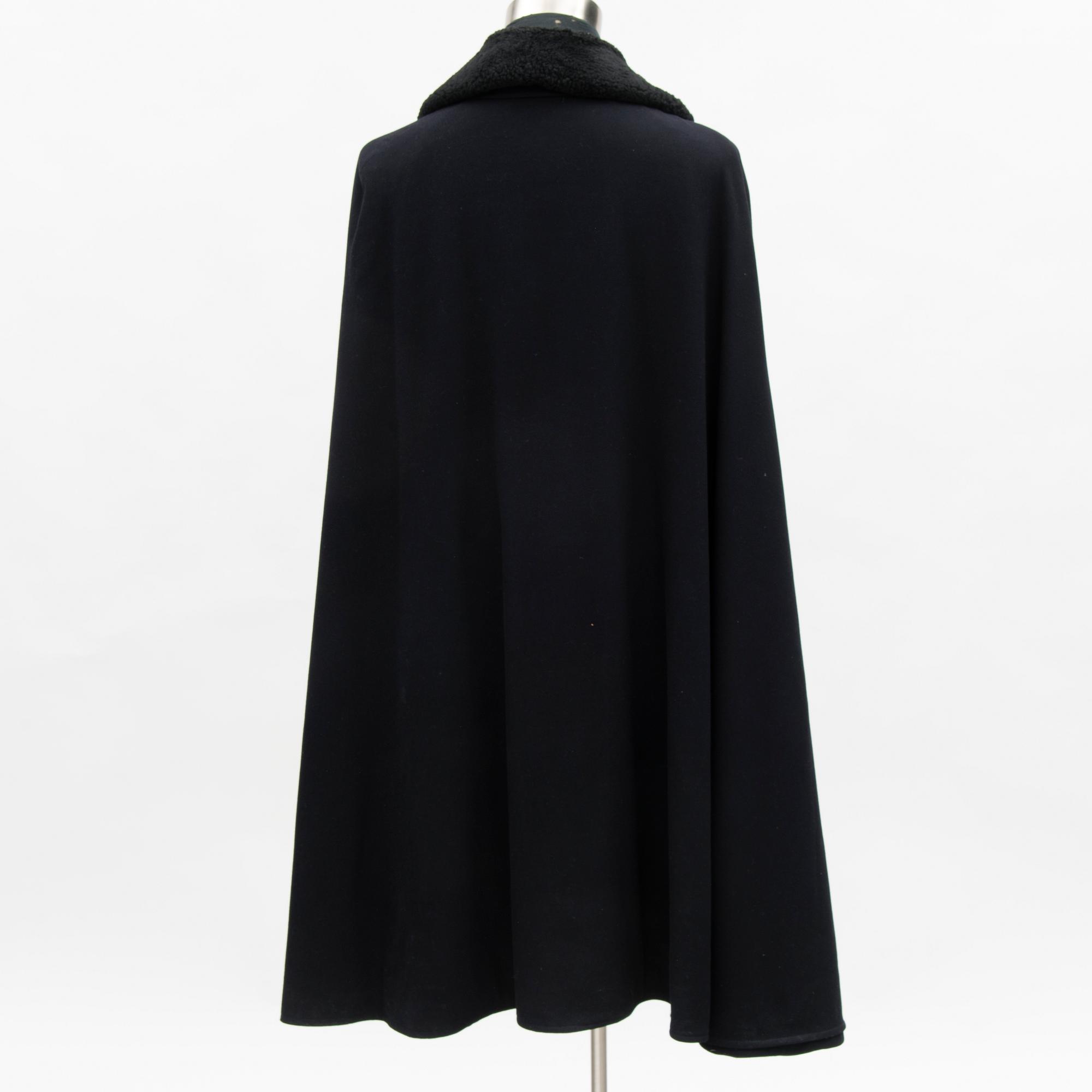 A Finnish naval officer's mess uniform and cape, second half of 20th Century.