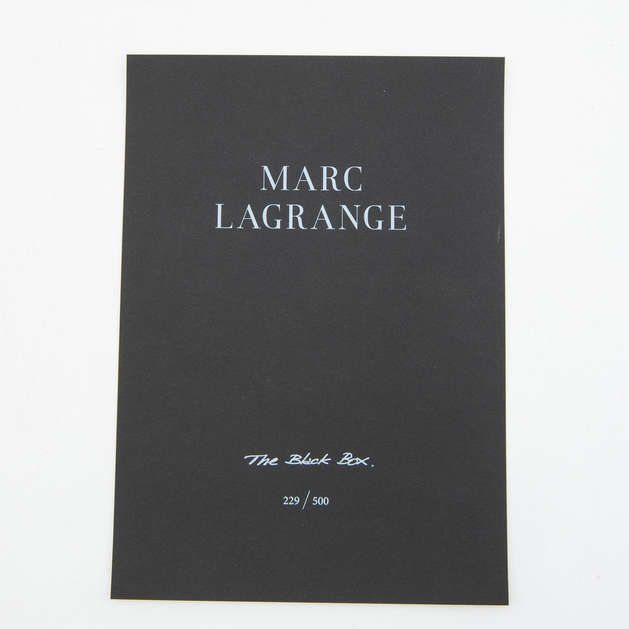 Marc Lagrange, "The Black Box", 30 photographs.