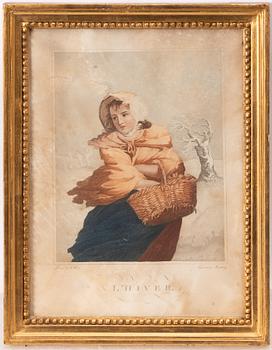 Ramar, fyra stycken, omkring år 1800.