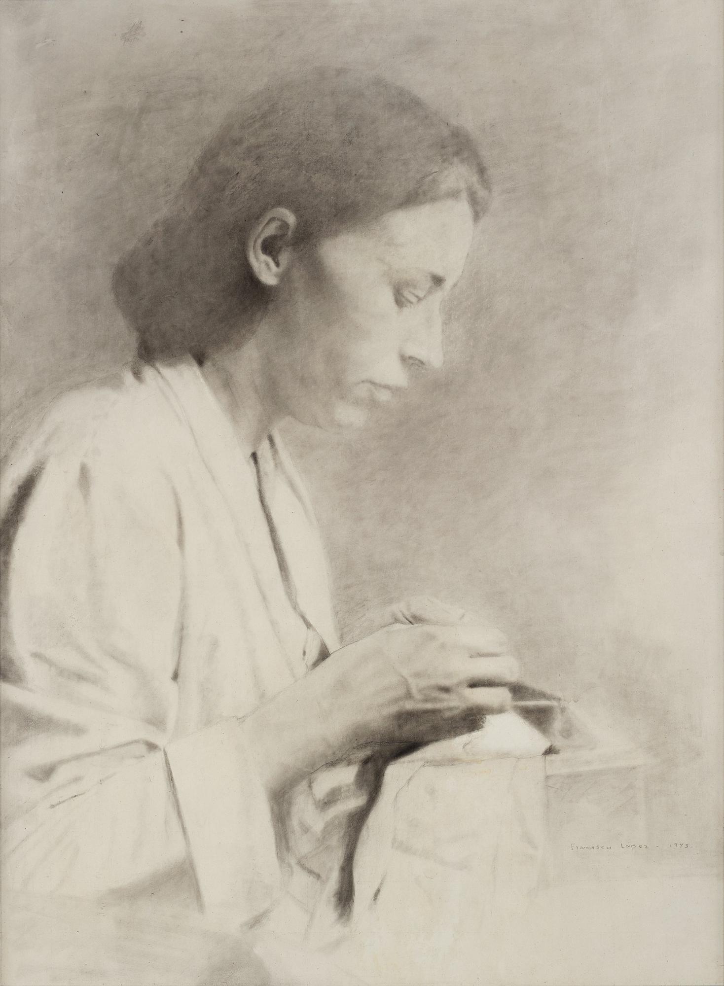 Francisco Lopez, A woman crafting.