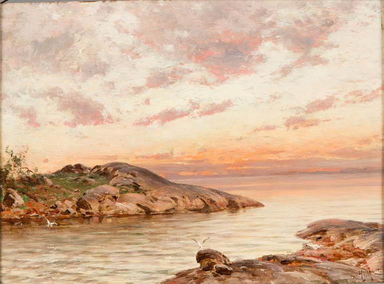 Hjalmar Munsterhjelm, Summer night in outer archipelago.