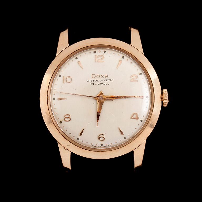 ARMBANDSUR, 14 k guld, Doxa, Anti Magnetic.
