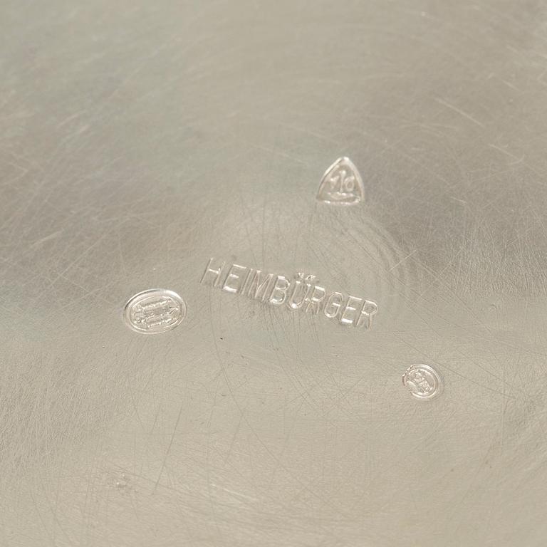 Fritz S Heimbürger, an Art Nouveau silver bowl, Denmark, 1916.