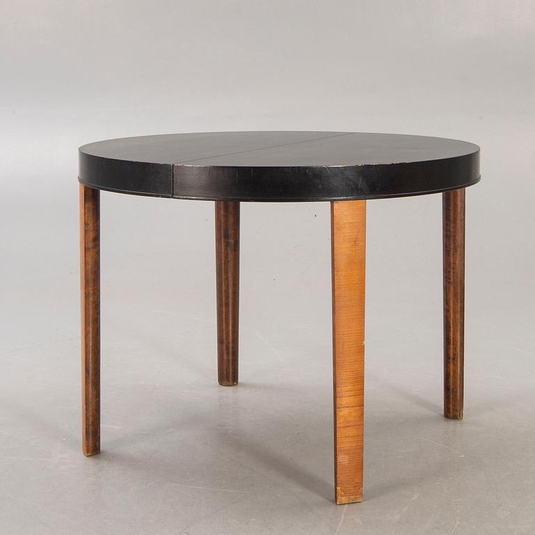 A 1930s birch table.