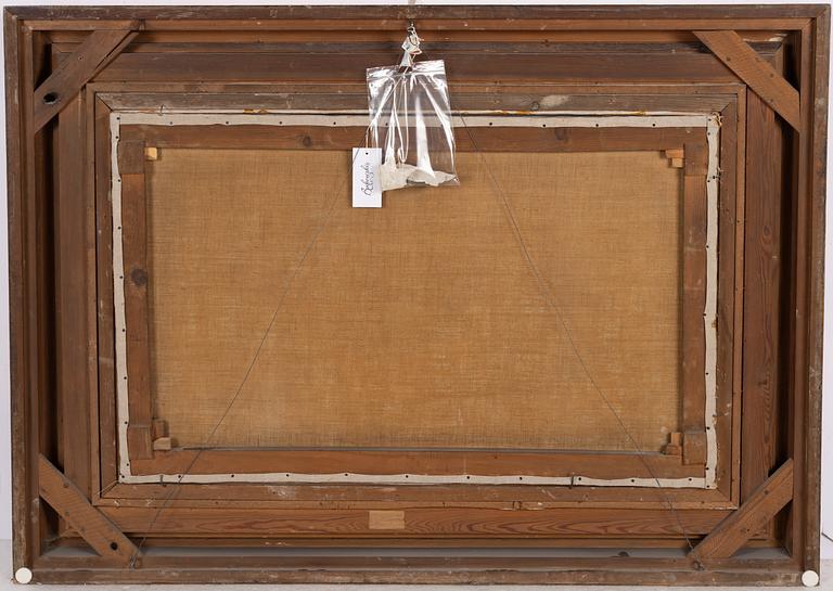 Johann Holmstedt, "Winter by the canal.".