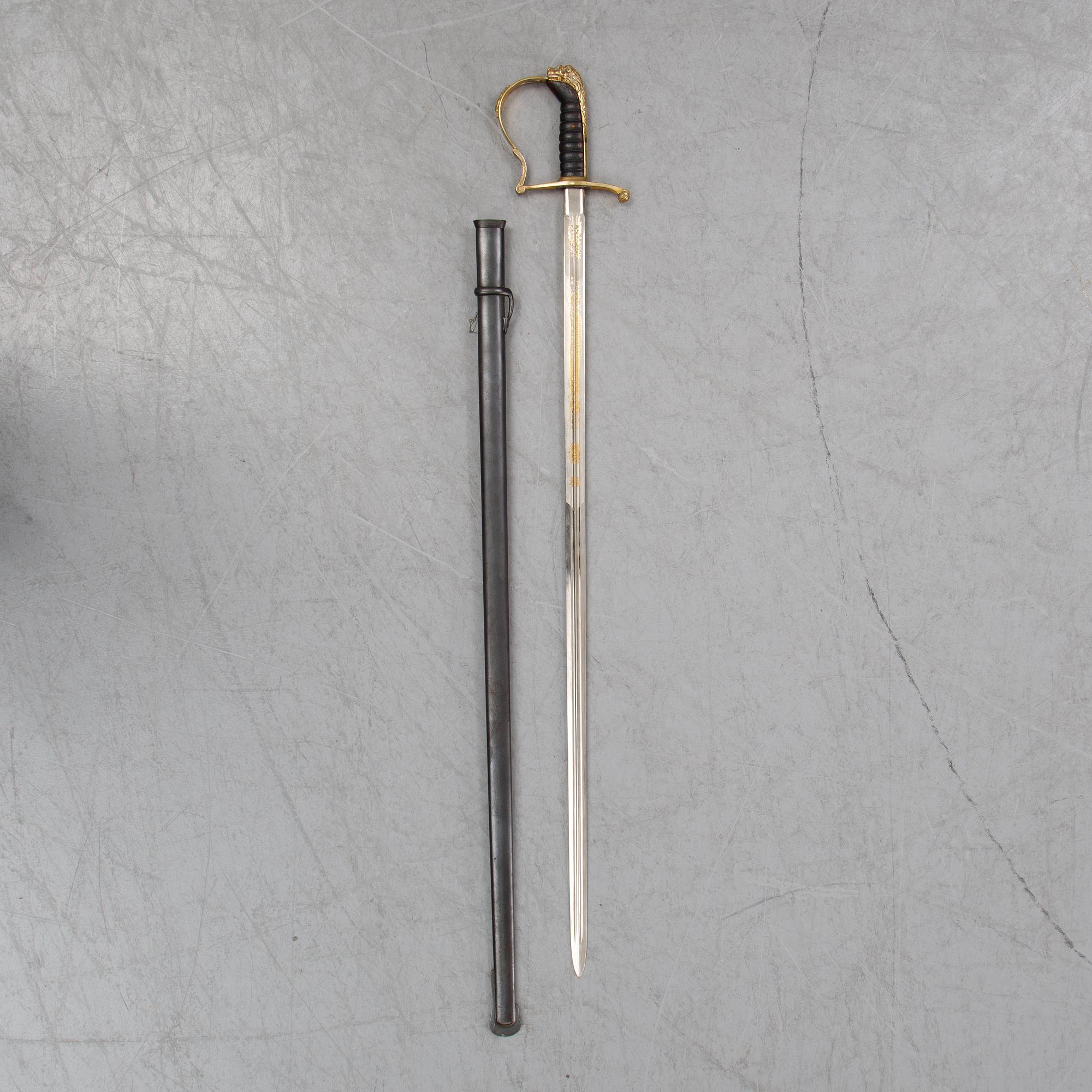 A Swedish infantry officer's sword 1899 pattern.
