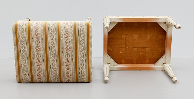 SALONGSMÖBEL, 8 delar, gustaviansk stil, 1900-talets mitt.