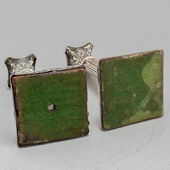 LJUSSTAKAR, ett par, silver, Thomas Bradbury III & John S Henderson, London, 1881, 504 gram.