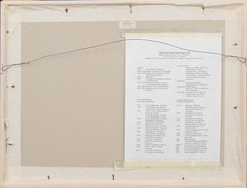 CHARLOTTE HARTMANN-LAGERWALL, akvarell, signerad.