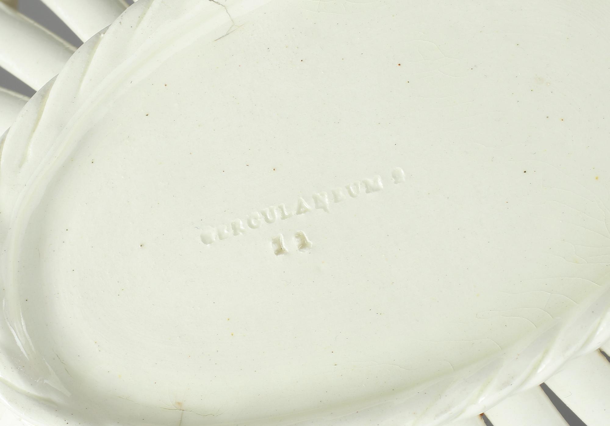 GALLERSKÅLAR, 3 st, flintgods, sannolikt Herculaneum Pottery, England, 17/1800-tal.