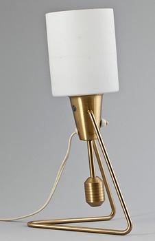 BORDSLAMPA/VÄGGLAMPA, mässing, ASEA, 1950/60-tal.