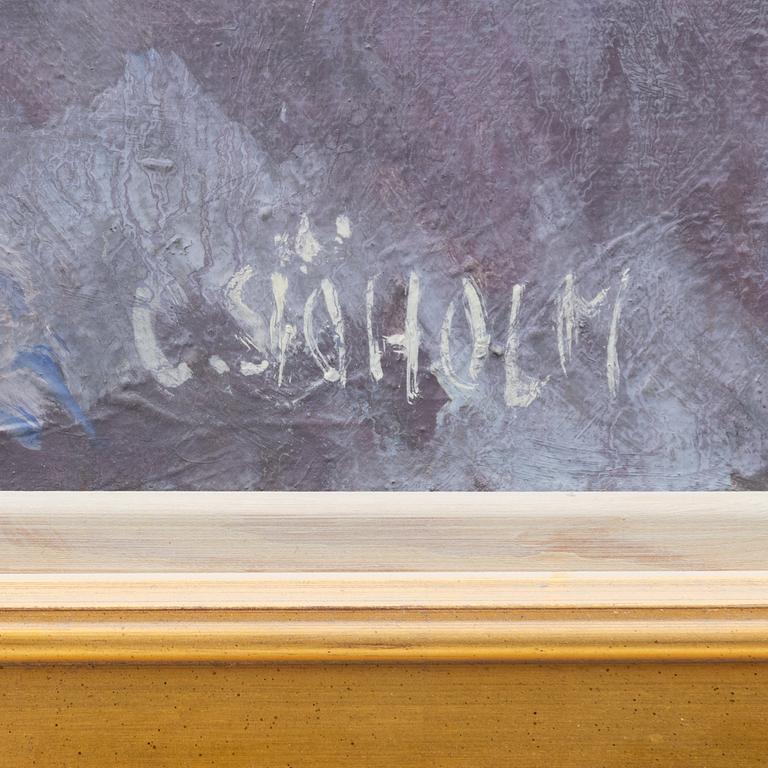 Charles Sjöholm, Mosebacke torg.