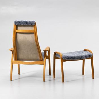 Yngve Ekström, Armchair with footstool, “Lamino”, Swedese.