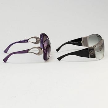 GIORGIO ARMANI, solglasögon, 2 st.