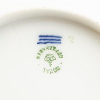 A handpanted Royal Copenhagen 18 pcs coffee service.