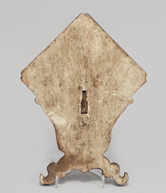 PLAKETT, porslin, Kina, 1900-tal.