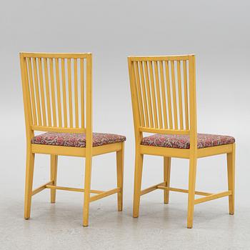 Six Leksand model chairs, second half of the 20th century.