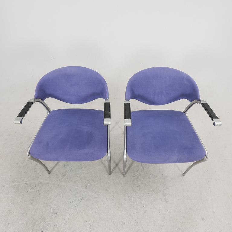 A pair of late 20th century Akaba chairs.