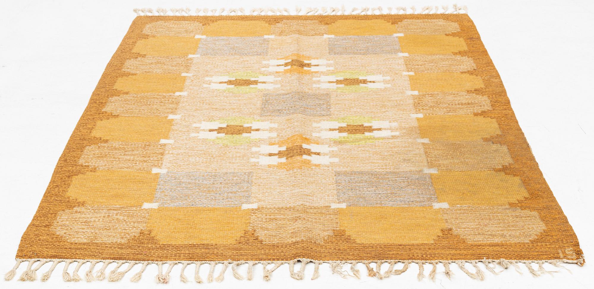 Ingegerd Silow,
rug, röllakan, 230 x 165 cm.