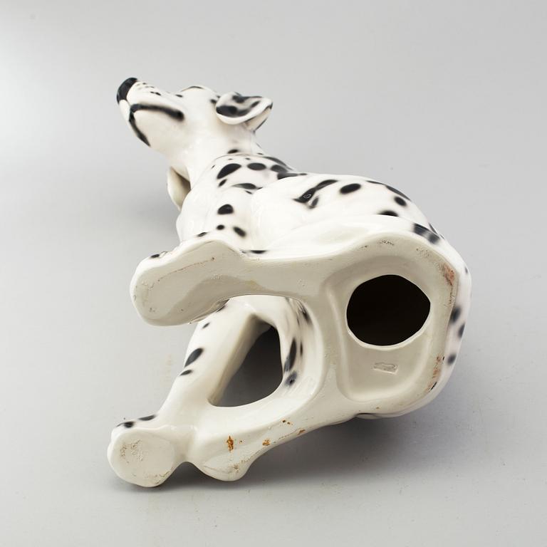 A FIGURE, ceramics, "dalmatian dog", Italy. Late 20th century.