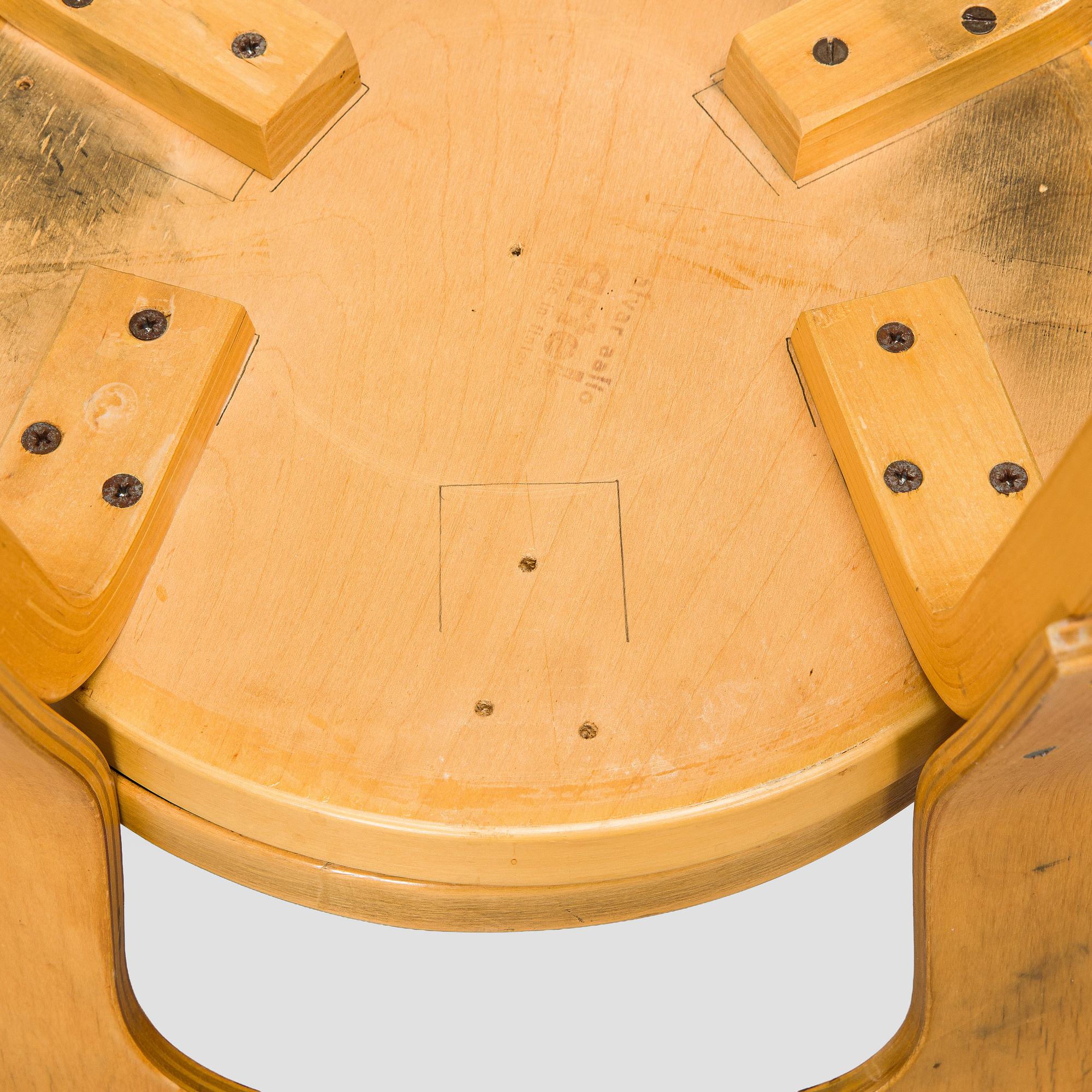 Alvar Aalto, tuoleja 6 kpl, malli 66, Artek, 1900-luvun loppu.