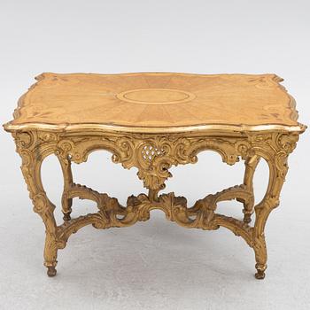 Salon table, Louis XV style, France, early 20th century.