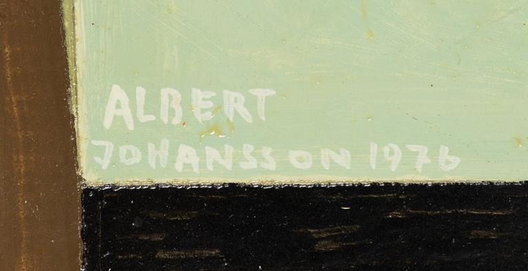 Albert Johansson, "Konnexion 218" (Blå urna och trädgård).