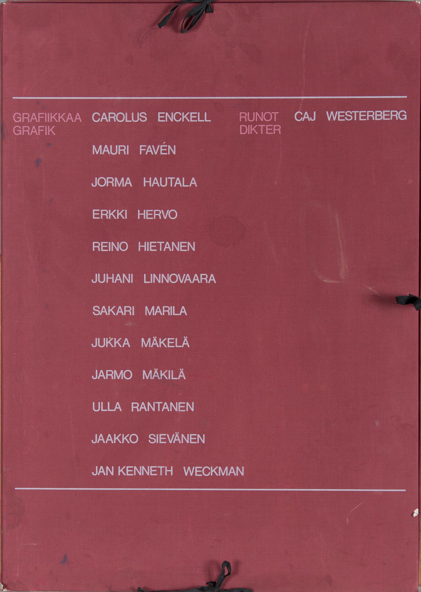 Grafikportfölj, 12 st, "Ljusets år".