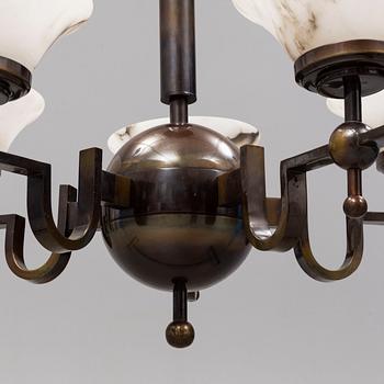 An Art Deco ceiling lamp, 1920s-30s.