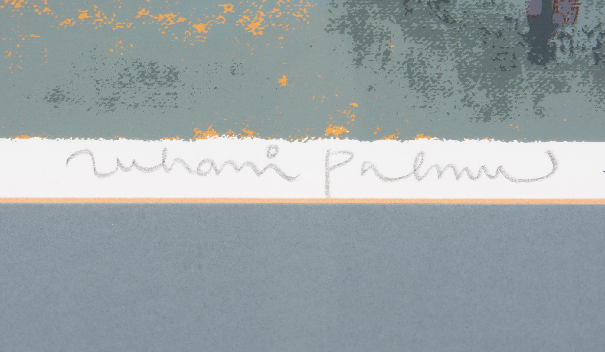 JUHANI PALMU, serigrafi, signerad och numrerad 101/180.