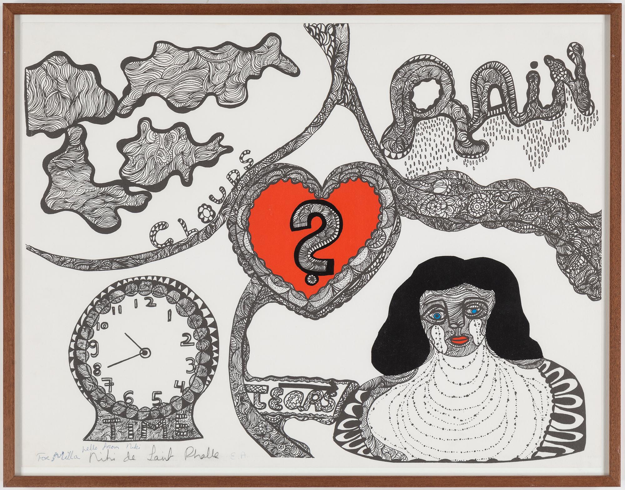 NIKI DE SAINT PHALLE, serigraph, signed, Epreuve d'Artiste.