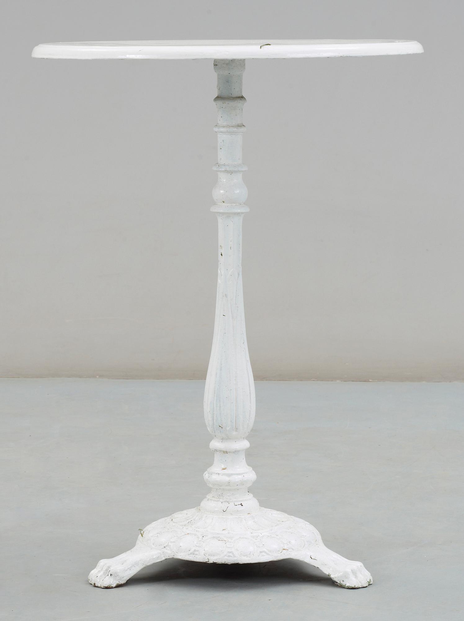 TRÄDGÅRDSBORD, gjutjärn, 1900-tal.