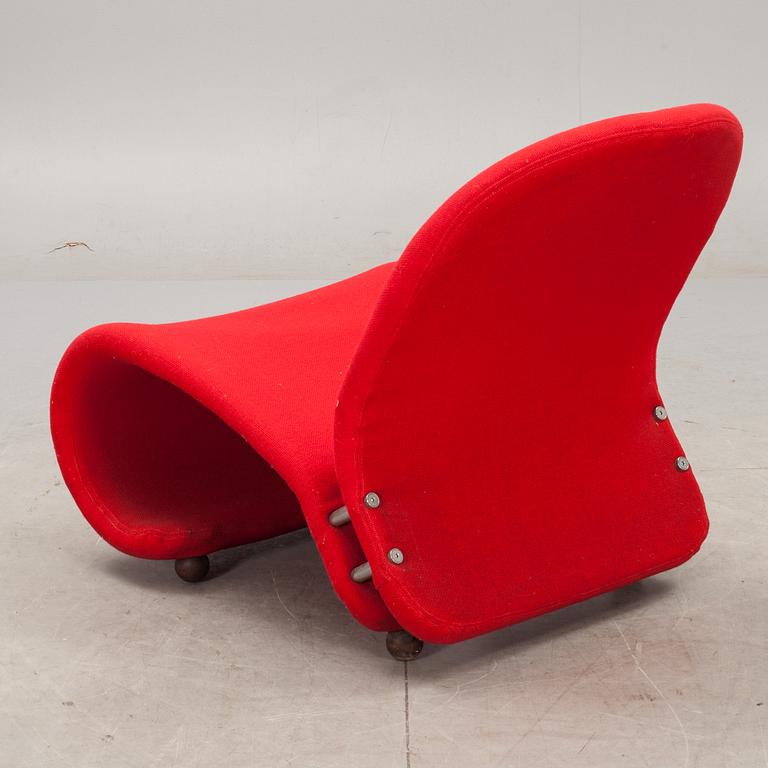 VILSTOL, Verner Panton för Fritz Hansen, "System 1-2-3". 1970-talets mitt.