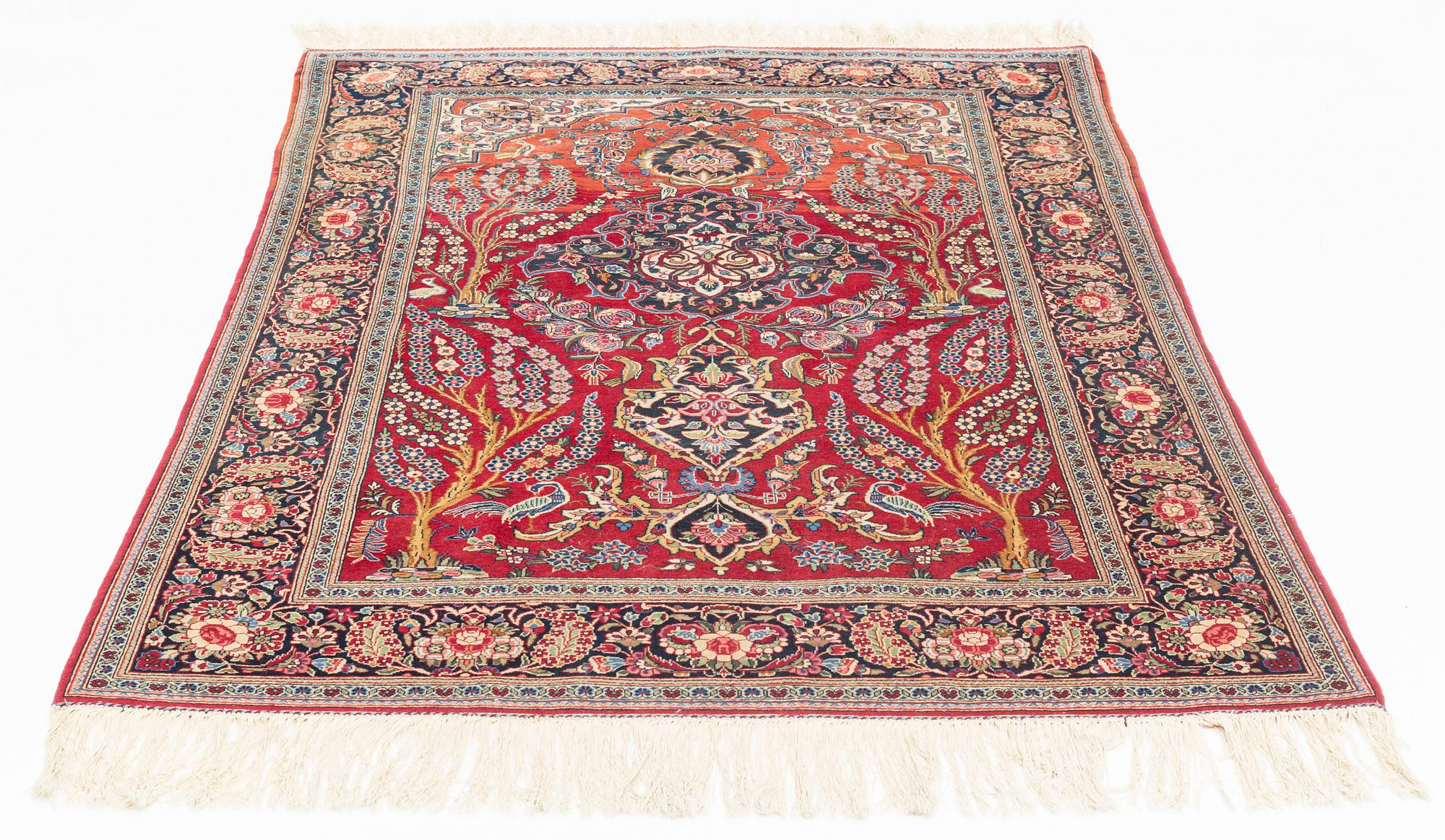 Matta, Keshan, ca 205 x 130 cm.