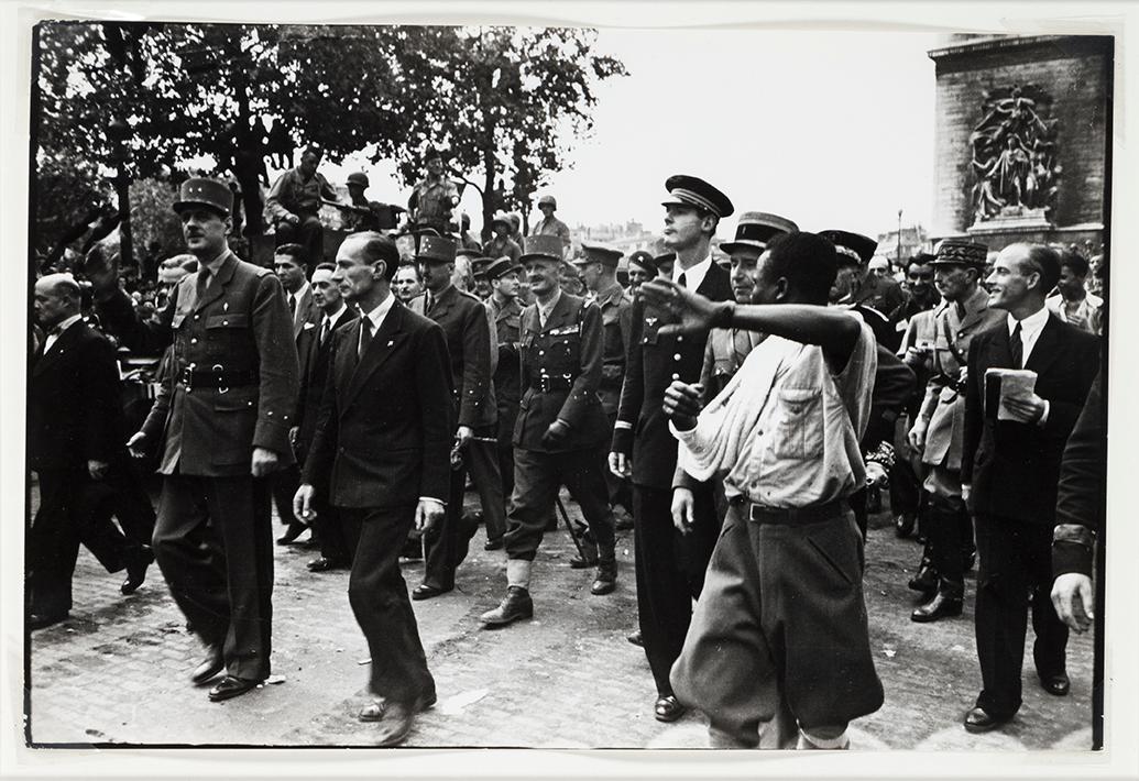 HENRI CARTIER-BRESSON, gelatin silver print stamped by the photographer and with Europapress AB copyright stamp verso.
