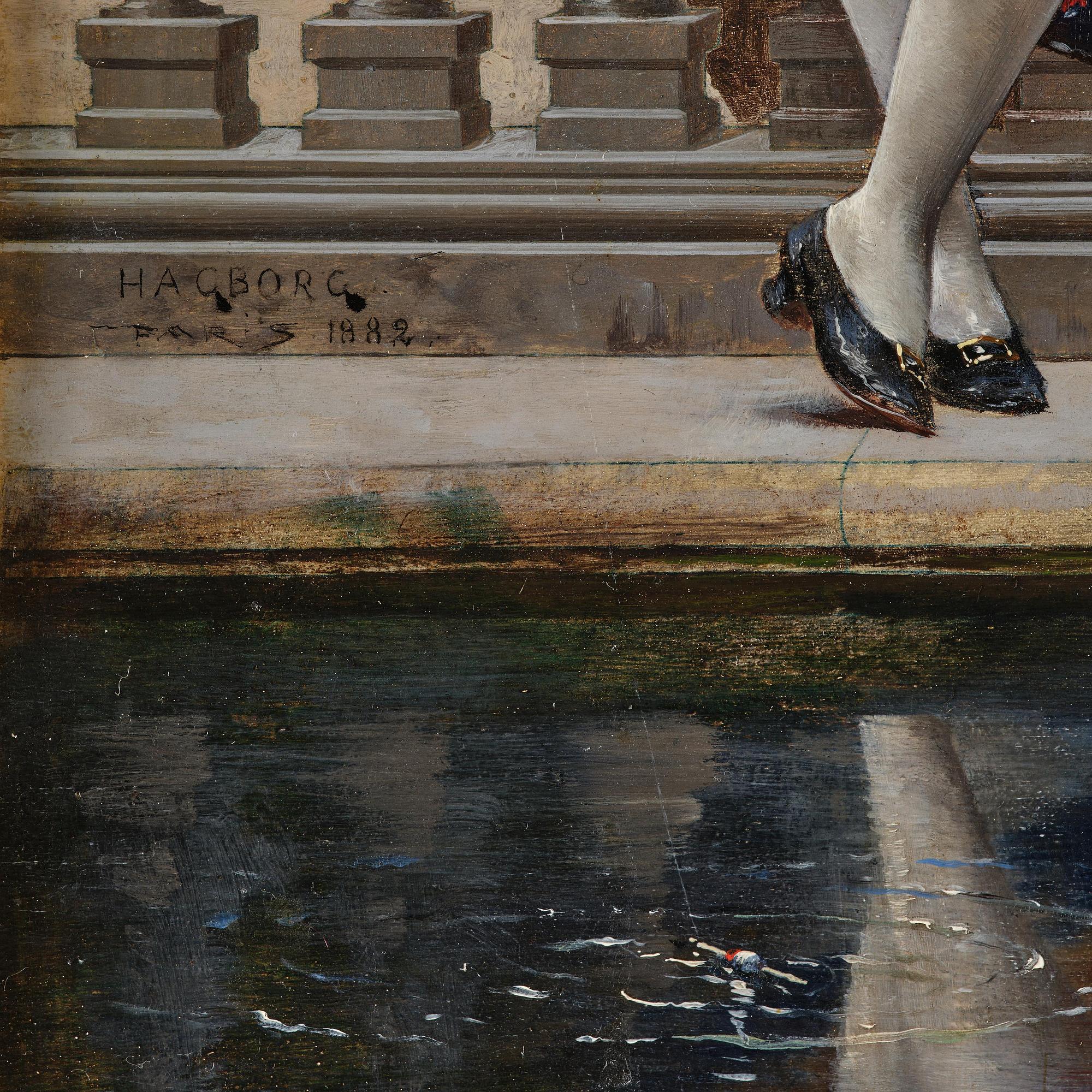 August Hagborg, In the Tuileries Garden.