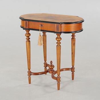 A sewing table, late 19th century.